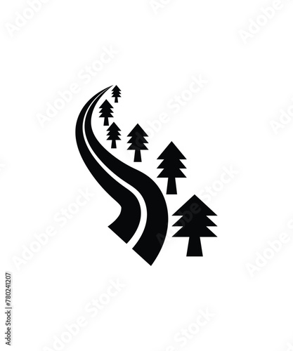 road icon, vector best flat icon.