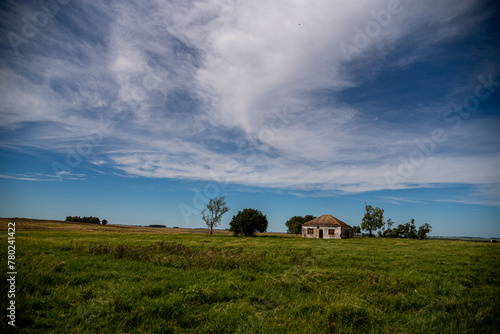 Paisagem rural sul do Brasil fronteira com Uruguai