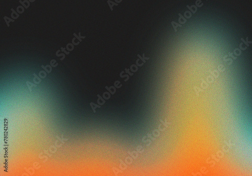 color gradient, rough abstract background, bright light and glow pattern, empty space, grainy noise, rough texture orange yellow and black