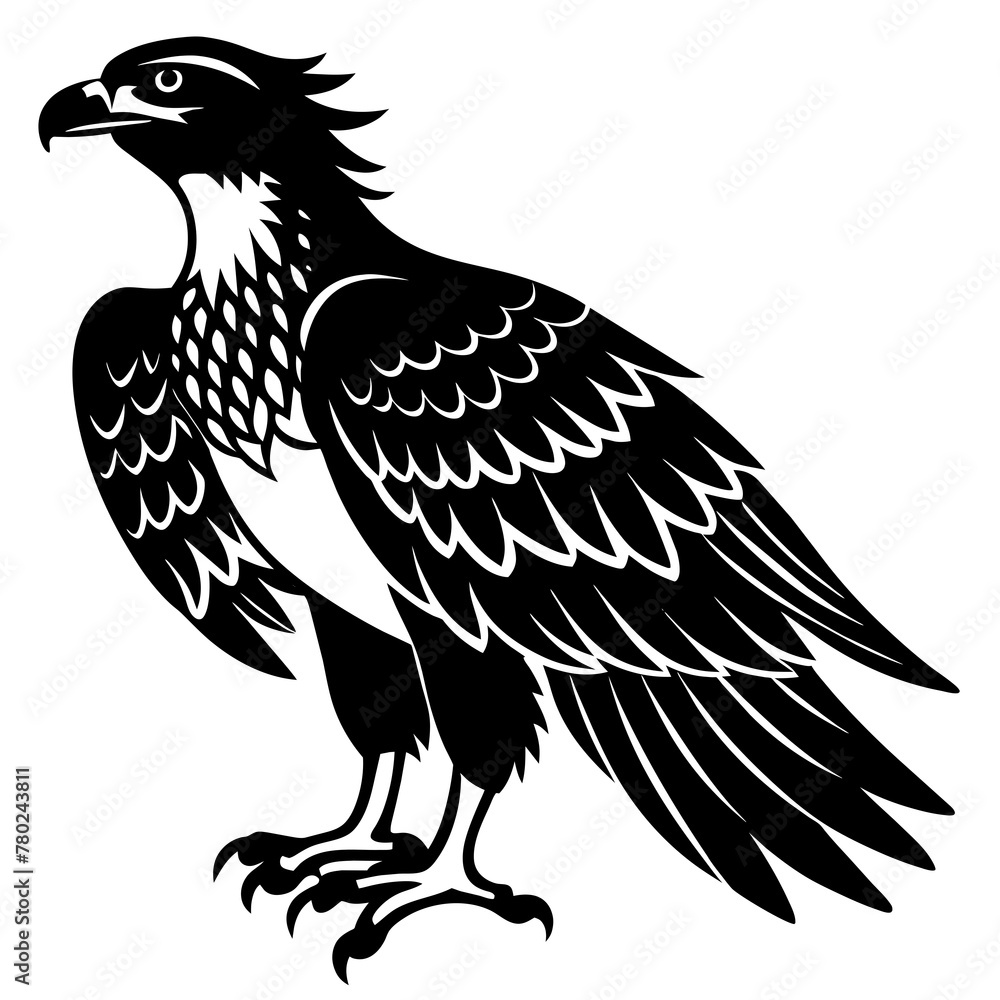 eagle silhouette vector illustration svg file eagle silhouette vector illustration svg file