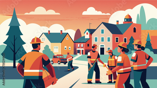 In a small tightknit town volunteer firefighters and rescue personnel not only protect the community from emergencies but also provide ongoing