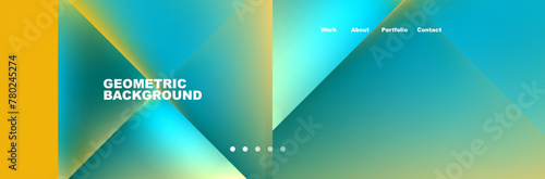 Triangle minimal web site page background design. Vector Illustration For Wallpaper, Banner, Background, Card, Book Illustration, landing page