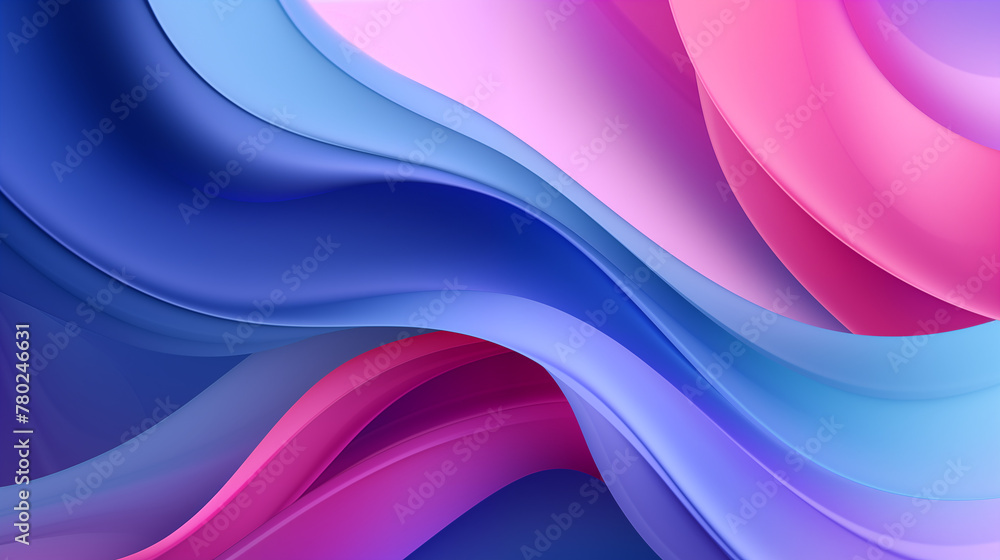 Blue and pink abstract background waves, smoke, fabric Blue and pink abstract background waves, smoke, fabric