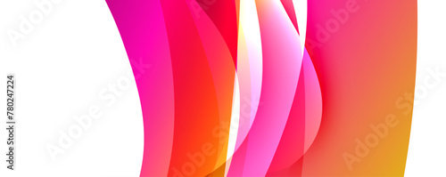 Colorful curve design concept. Vector Illustration For Wallpaper  Banner  Background  Card  Book Illustration  landing page