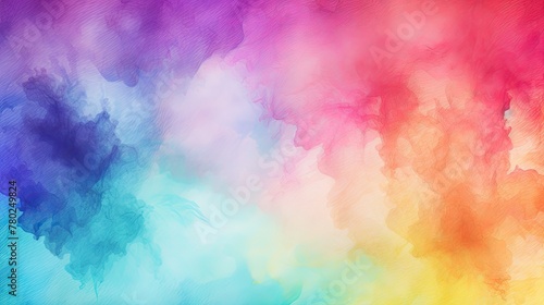 colorful rainbow watercolor texture background © Ai Expert
