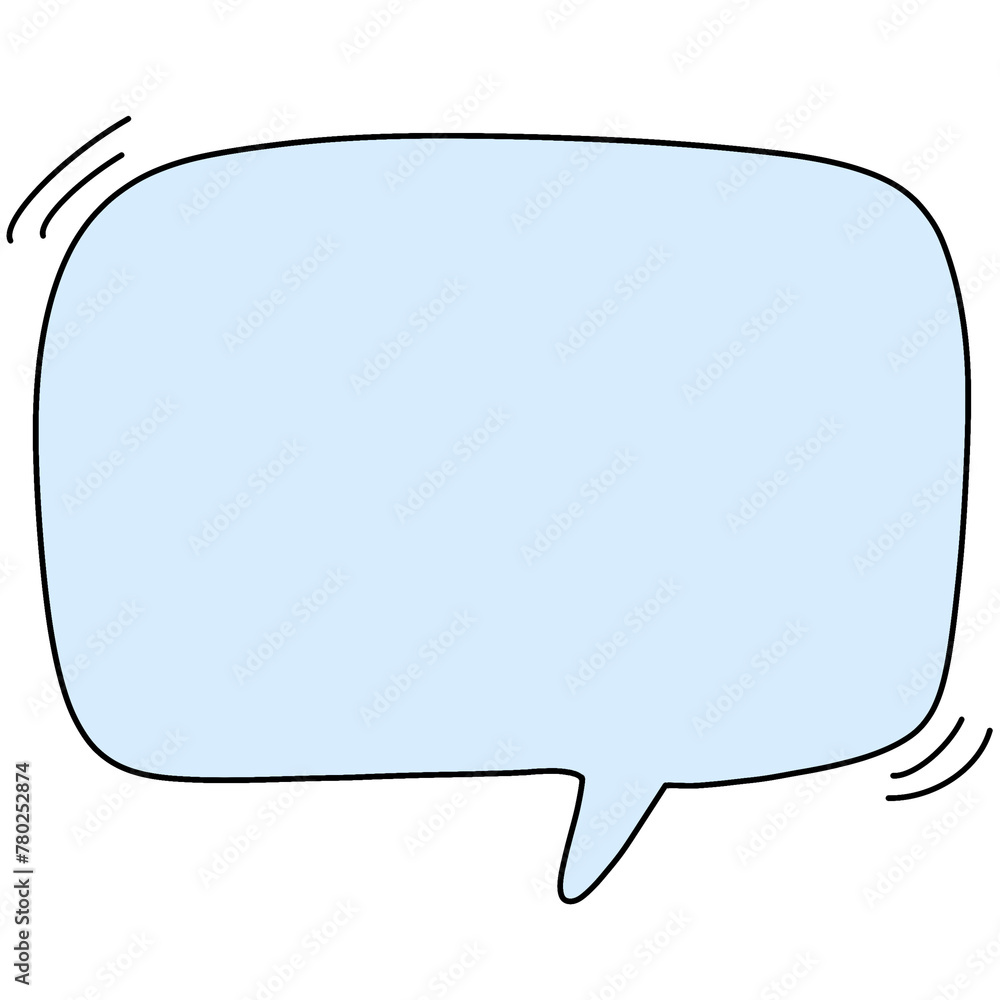 Speak bubble text, chatting box