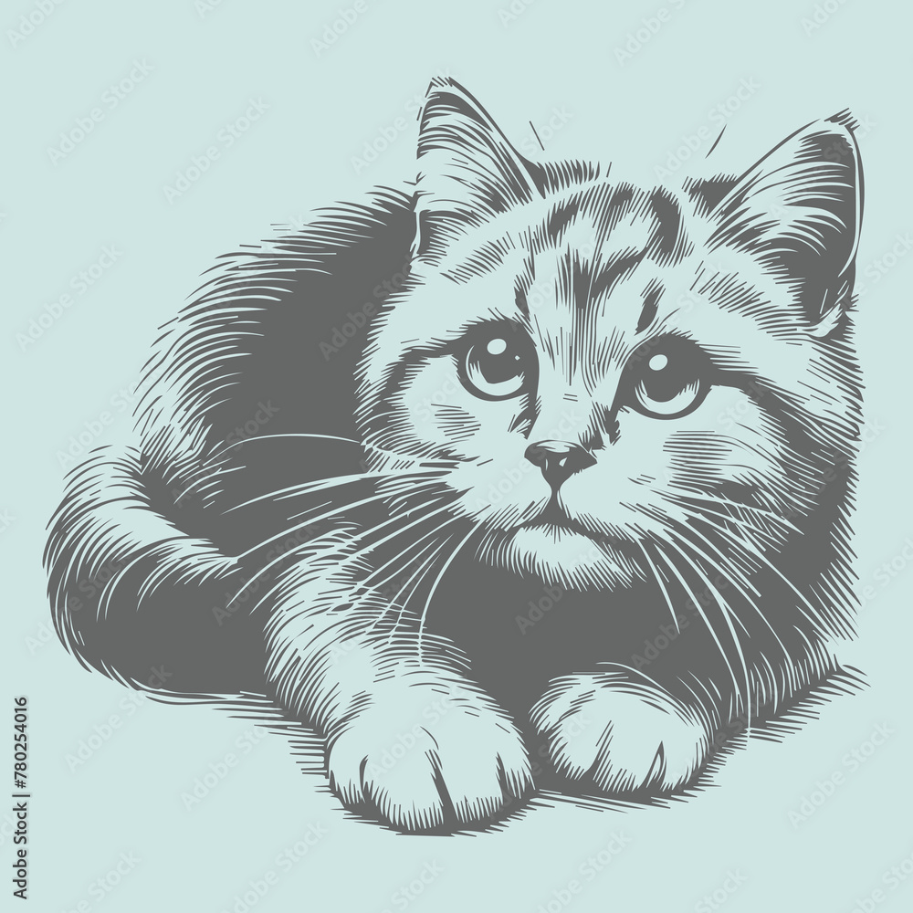 Cat Sketch Illustration