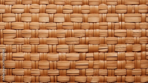 Traditional bamboo handicraft rattan weaving texture background