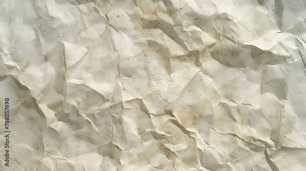 Fototapeta premium Vintage crumpled paper background texture