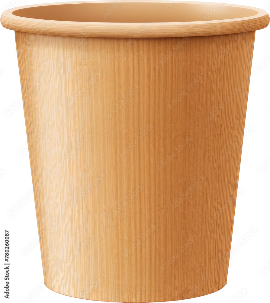 empty paper coffee cup isolated on white or transparent background ...