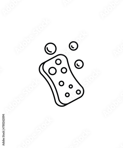 sponge icon, vector best line icon.