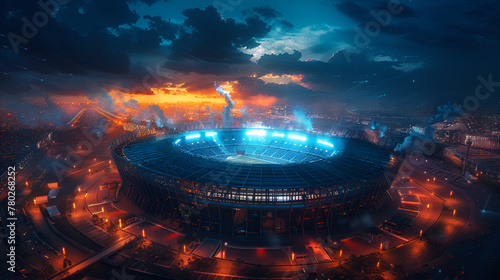 Wallpaper Mural fire in the stadium Torontodigital.ca