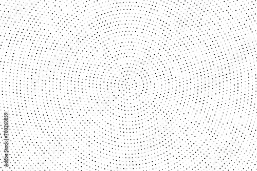 Cartoon pattern with circles, dots Halftone dotted background. Pop art style. Design element, border  for web banners, cards, wallpapers.   Vector illustration