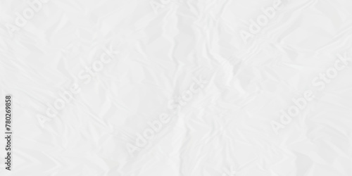 White crumpled paper texture . White wrinkled paper texture. White paper texture . White crumpled and top view textures can be used for background of text or any contents .