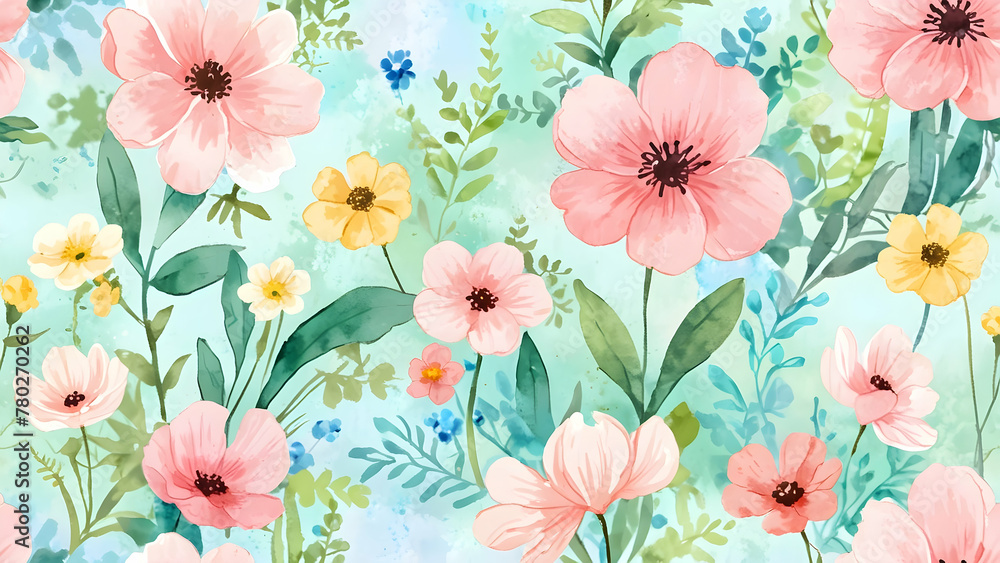 seamless floral pattern seamless floral pattern