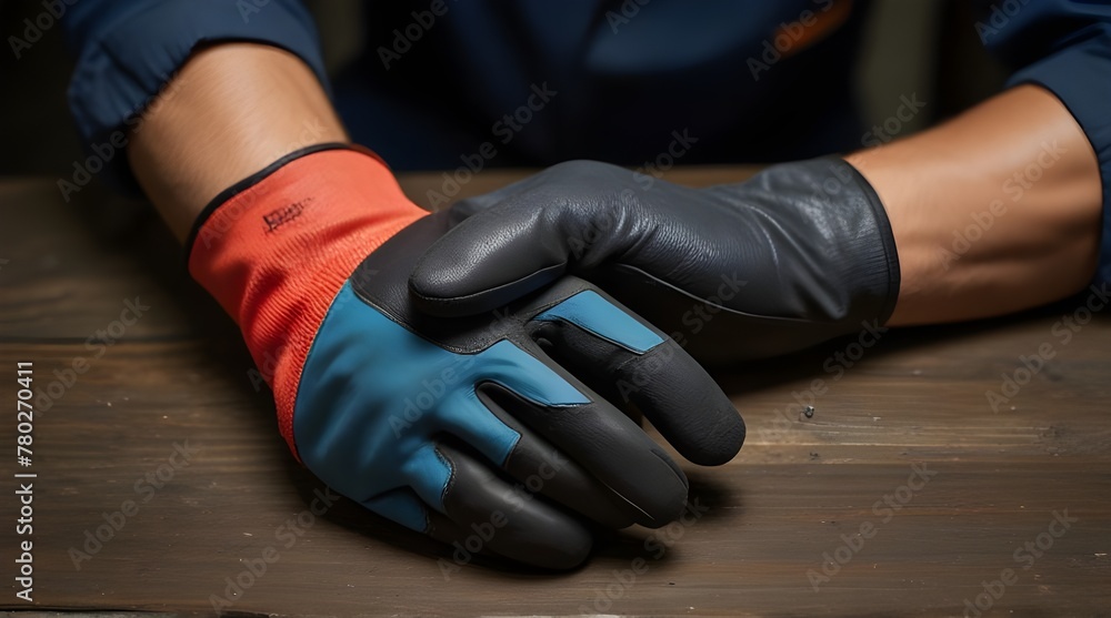 Work Gloves General Purpose Gloves for manual labor off .Generative AI