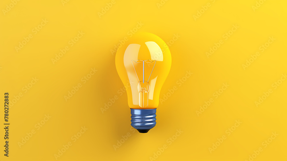 Light bulb bright idea and insight concept Light bulb bright idea and insight concept