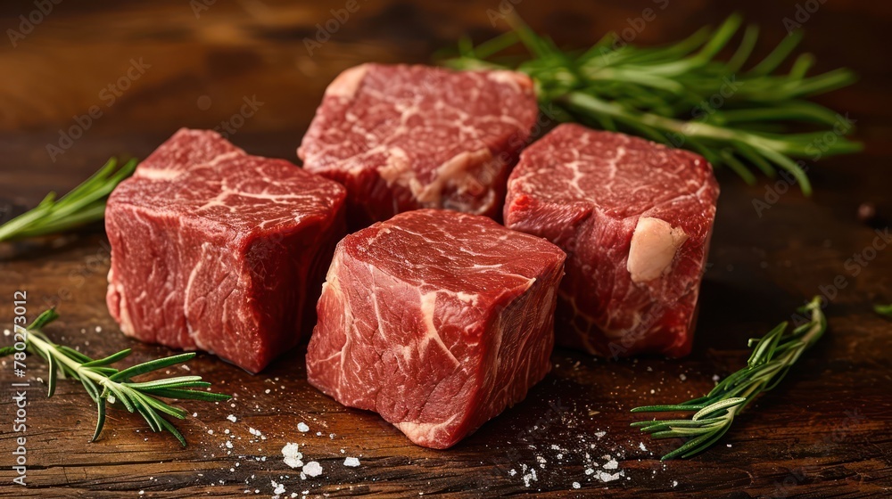 commercial shot of photography of meat cube steak commercial shot of photography of meat cube steak