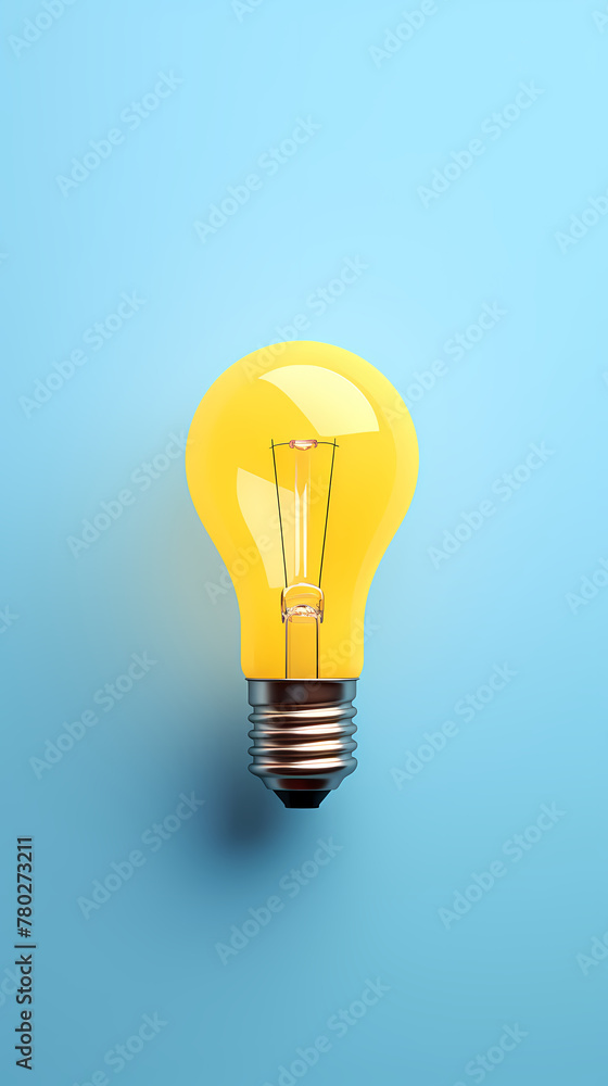 Light bulb bright idea and insight concept Light bulb bright idea and insight concept