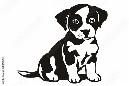 small black and white puppy for dogs