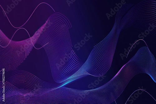 colorful shapes abstract linear wave