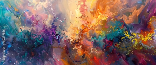 A kaleidoscope of colors intertwines in a delicate ballet of light  each hue a brushstroke upon the canvas of eternity.