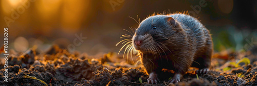 a Mole beautiful animal photography like living creature