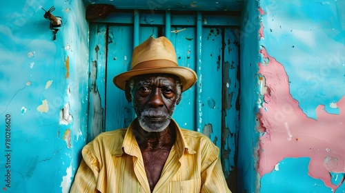 Captivating Caribbean Portraiture Weathered Faces Vibrant Backdrops