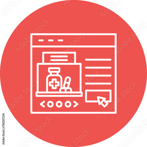 Online pharmacy Icon