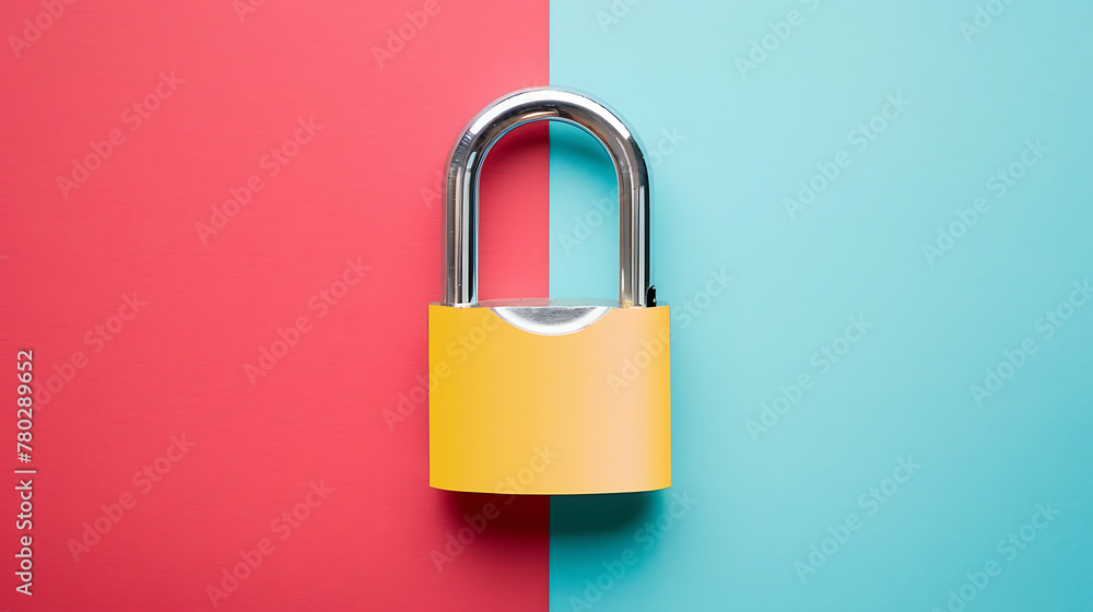 Lock, minimal wallpaper, a symbol of safety and challenge Lock, minimal wallpaper, a symbol of safety and challenge