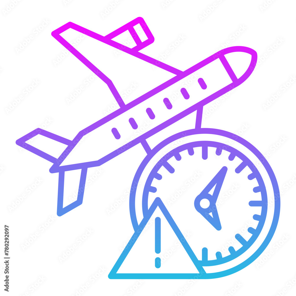 Flight delay Icon