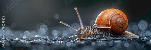 a Snail beautiful animal photography like living creature
