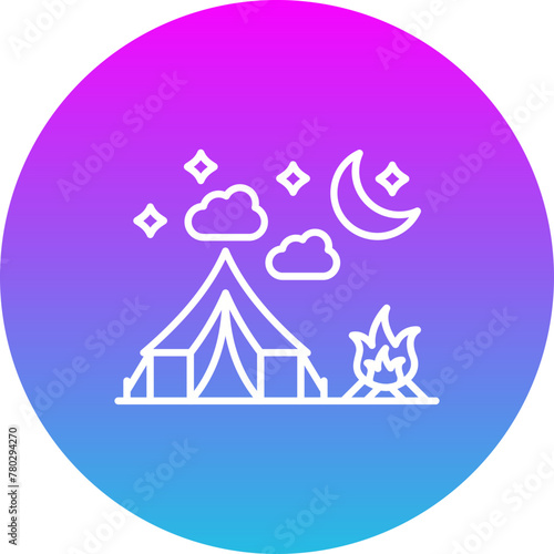 Night camp Icon