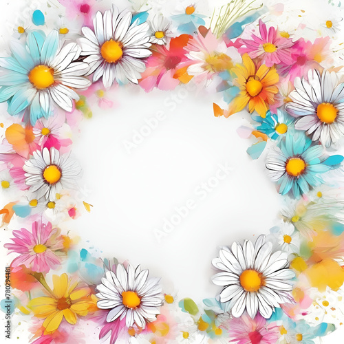 A4_format_invitation_on_a_white_backgroundA_small_daisy_1.Generative AI