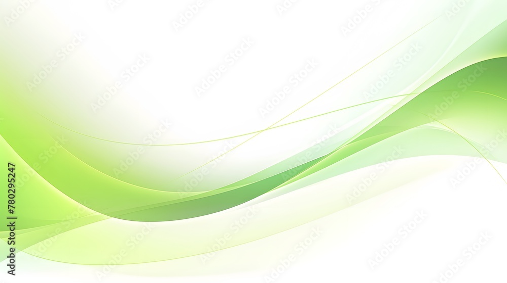 Clean green and white curve waves pattern on white background for wallpaper, abstract brilliant green wavy backdrop Clean green and white curve waves pattern on white background for wallpaper, abstract brilliant green wavy backdrop