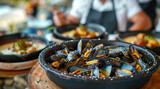 Normandys Culinary Gem A Platter of Moules Mariniere 