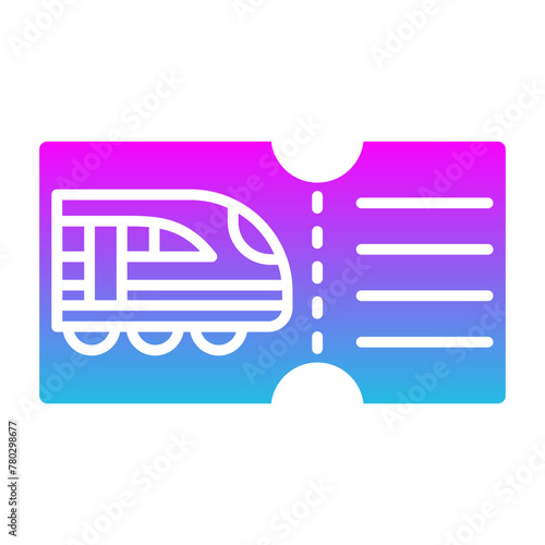 Train ticket Icon