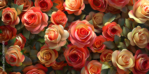 roses background