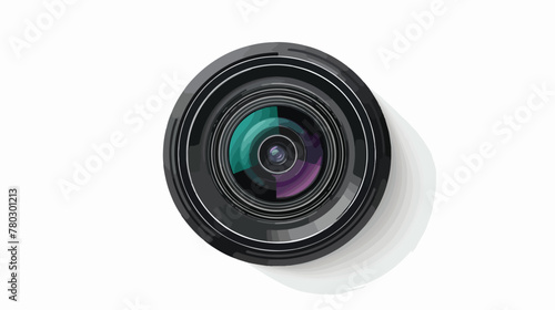 Camera shutter photography icon aperture. Focus vector