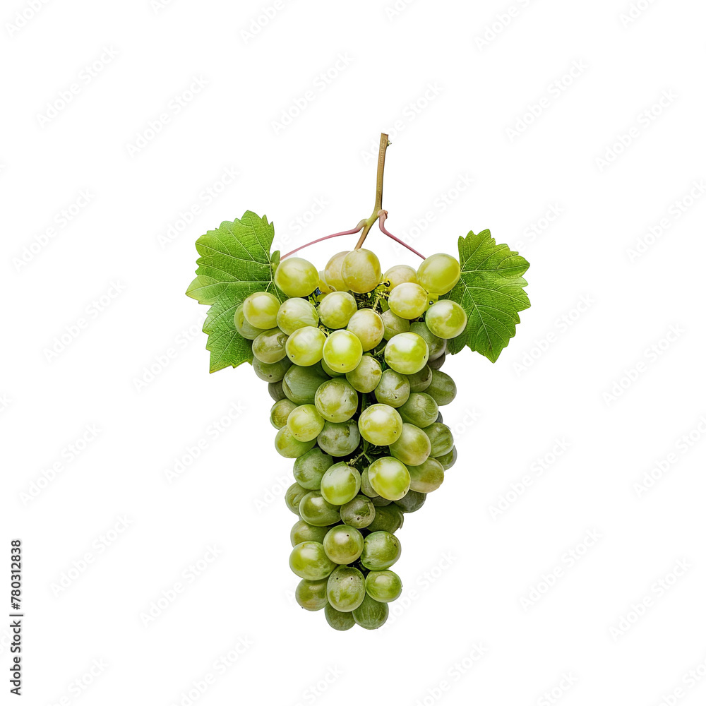 Obraz premium Fresh Green Grapes Bunch