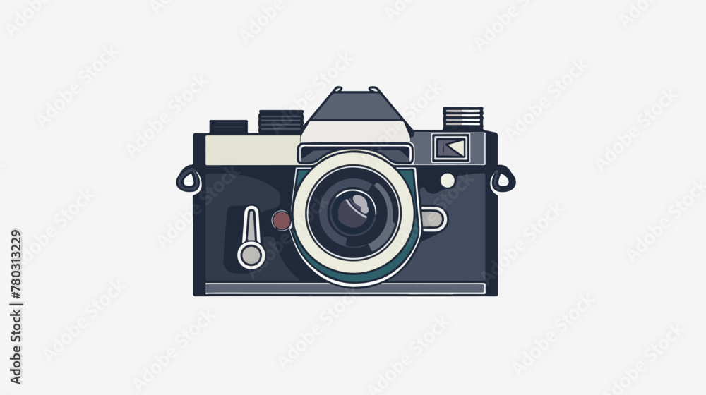 Camera logo icon template vector. Photography and wedd