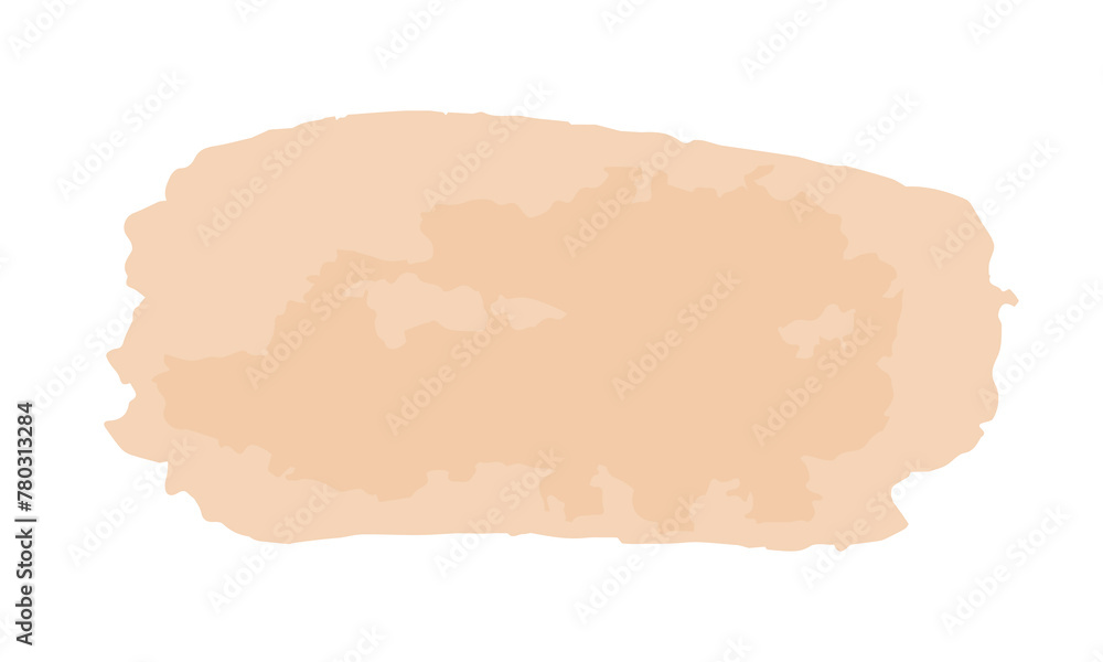 Simple abstract vector illustration. Beige spot, background.