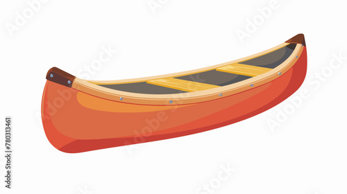 Canoe icon in color icon isolated on white background © Jasmin