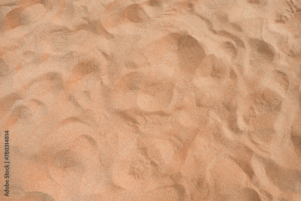 Fototapeta premium Tropical beach sand texture seen from above