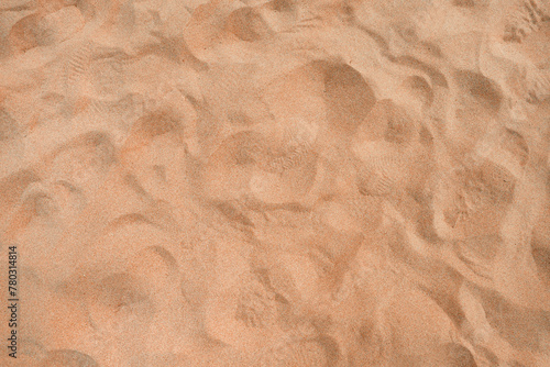Tropical beach sand texture seen from above