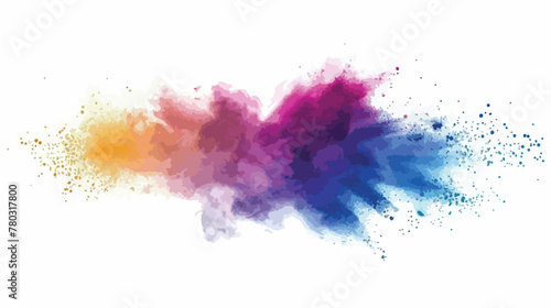 Color spray background vector illustration flat vector