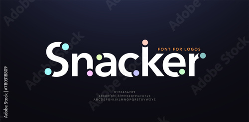 Abstract modern minimal logo alphabet fonts. Typography urban style for fun, sport, technology, fashion, digital, future creative logos font. vector illustration