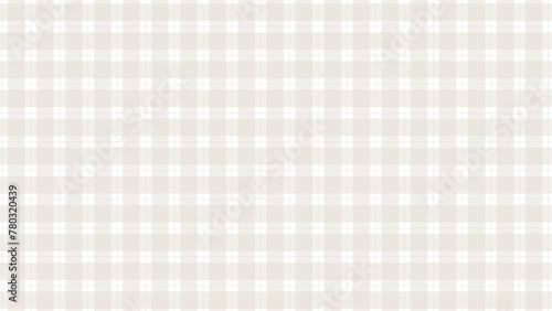 White and beige plaid pattern classic background