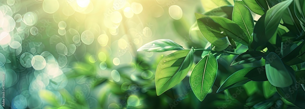 Green background. Sun absorbing leaves. Green background. Sun absorbing leaves.