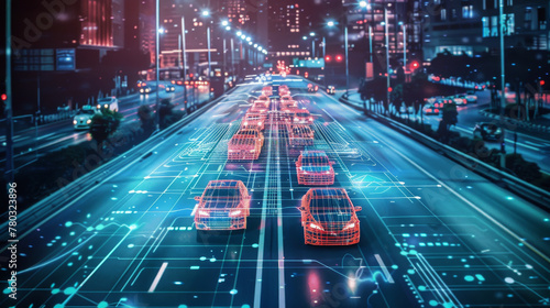 Machine learning algorithms analyze vast data sets to identify patterns and make predictions about vehicle usage.